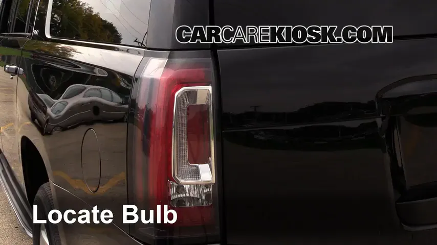 2015 GMC Yukon XL SLT 5.3L V8 FlexFuel Lights Tail Light (replace bulb)